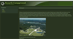 Desktop Screenshot of bozarthcampground.com